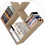 HomeMarkt Case Βιβλιοθήκη Τοίχου 89x18x74cm HM2248.01