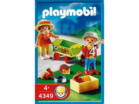 Playmobil Παιδιά με Καρότσι & Ζωάκια για 4+ Ετών 4349