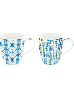 Κούπα Shibori (Σετ 2Τμχ) 923SHI1 350ml Multi Easy Life Πορσελάνη