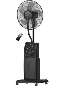 Primo FSS40-4W Ανεμιστήρας Δαπέδου Υδρονέφωσης 40cm 100W με Tηλεχειριστήριο