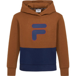 Fila Bielefeld Παιδικό Φούτερ με Κουκούλα Καφέ Navy Μπλε FAK0101-73010