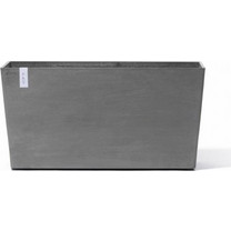 Ecopots Ζαρντινιέρα με Ρόδες Paris Wheels 100 Grey