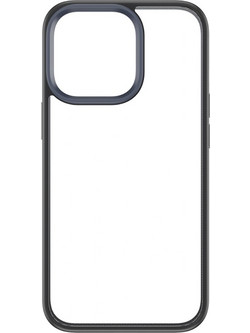 Θήκη iPhone 14 Plus ROCK Transparent Thin Frame Πλάτη από Premium TPU πλάτη μαύρο
