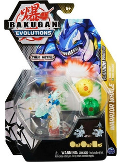 Spin Master Bakugan Evolutions Platinum Power Up Warrior Whale Nano Fury Φιγούρα Δράσης για 6+ Ετών 20138079