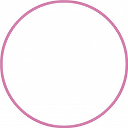 Χούλα-Χουπ HQ 70cm - Φ19mm - 280gr, Ροζ