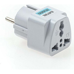 Αντάπτορας Uk/us σε eu 220v High Quality Λευκό