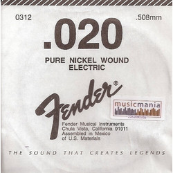 Fender Χορδή Ακουστικής Κιθάρας Pure Nickel 20"