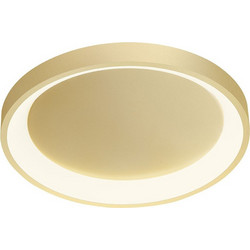 ΠΛΑΦΟΝΙΕΡΑ ΟΡΟΦΗΣ LED 30W 3000K (ΘΕΡΜΟ ΦΩΣ) 1708lm 3 STEP DIMMING SAND GOLD ICONIC 01-2664 REDO 6421681116950