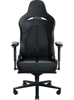 Razer Enki Καρέκλα Gaming Δερματίνης με Ρυθμιζόμενα Μπράτσα Μαύρη RZ38-03720300-R3G1