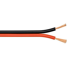 Καλώδιο Ηχείων 2x0,75mm Μαύρο-Κόκκινο 1m (FTT12-001)