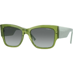 Vogue VO5462S 2953/11 Γυναικεία Γυαλιά Ηλίου Τετράγωνα Κοκάλινα Πράσινα Γκρι με Μαύρο Degradee Φακό