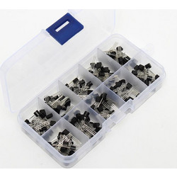 TO-92 Transistor Assorted Kit 200pcs (10values x 20pcs)