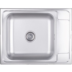 Donau 191DE Νεροχύτης Inox Αντιστρεφόμενος Σατινέ 63x50cm