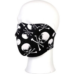 HALF FACE SKULL&BONES FACE MASK