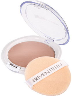 Seventeen Natural Silky Transparent 7 Medium Caramel Compact Pressed Powder 10gr