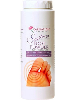 Vican Carnation Soothing Αποσμητικό σε Πούδρα Χωρίς Αλουμίνιο για Μύκητες Ποδιών 75gr