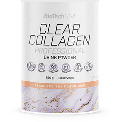 Biotech USA Clear Collagen Professional Peach Ice Tea με Βιταμίνη C 350gr