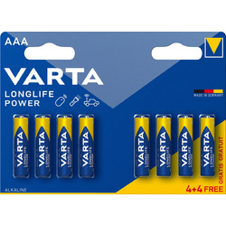 Varta Longlife Power AAA 8τμχ