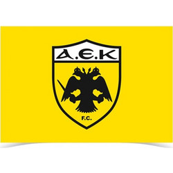 Σημαία ομάδων δίχτυ στάμπα ΑΕΚ FC 50x75cm