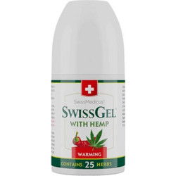 Swiss Medicus Gel Hemp Warming Θερμαντικό Roll On 90ml