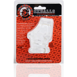 Oxballs Powersling & Ballstretcher Ελαστικό Δαχτυλίδι Πέους & Όρχεων Σιλικόνης Διαφανές