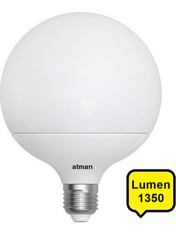 Λάμπα LED Globe G120 E27 15W 1350 Lumen Φώς Λευκό
