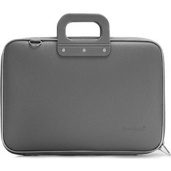 Bombata Classic Vinil Τσάντα Laptop Χειρός 15.6" Charcoal Grey