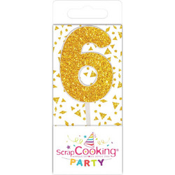 Κεράκι Mini Glitter 6 3cm
