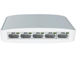 Ethernet Switch 5 Θυρών 10/100Mbps Plastic Case
