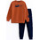 Funky Παιδικό Σετ Φόρμας Καφέ Navy Μπλε 224-117154-1