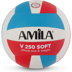 Amila Μπάλα Volley GV-250 Red-Blue-White Νο. 5 (41605)