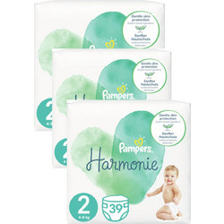 Pampers Harmonie Πάνες No2 4-8kg 117τμχ