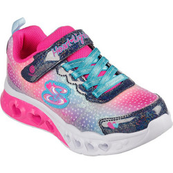 Skechers Flutter Heart Lights Παιδικά Sneakers με Φωτάκια Πολύχρωμα 302315L-NVMT