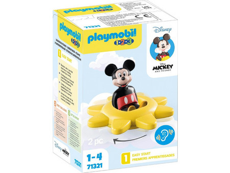 Playmobil 1-2-3 Μίκυ Μάους με Περιστρεφόμενο Ήλιο για 1-4 Ετών 71321