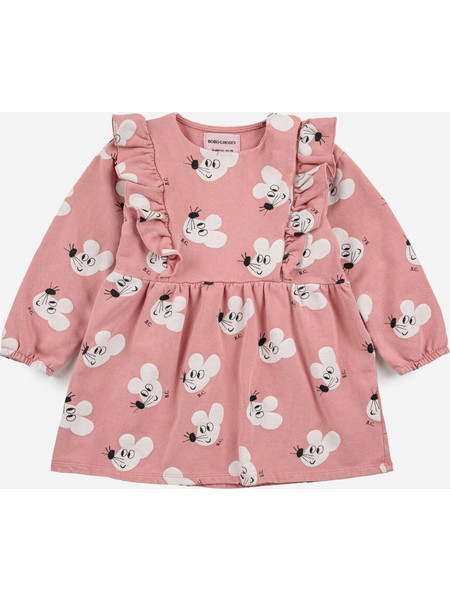 Bobo Choses Φόρεμα Baby Mouse Allover Dress
