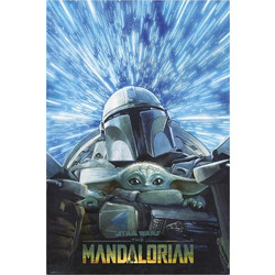 Αφίσα Mandalorian Hyperspace - Star Wars (91.5 x 61 cm)