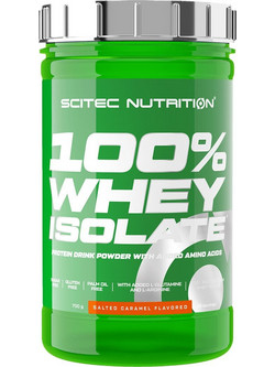 Scitec Nutrition 100% Whey Isolate Salted Caramel Πρωτεΐνη Ορού Γάλακτος Γράμμωσης Χωρίς Γλουτένη 700gr