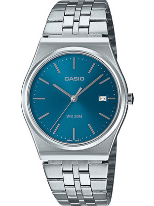 Casio Standard Γυναικείο Ρολόι με Ασημί Μεταλλικό Μπρασελέ MTP-B145D-2A2VEF