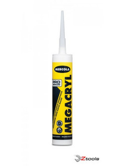 Mercola Megacryl ακρυλική μαστίχη/στόκος λευκό 280ml