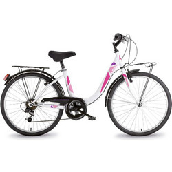 Dino Bikes Summertime Venere Γυναικείο Ποδήλατο Πόλης 26" με 6 Ταχύτητες Λευκό