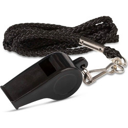 ΣΦΥΡΙΧΤΡΑ ΔΙΑΙΤΗΤΗ SELECT REFEREES WHISTLE PLASTIC W/LANYAR ΜΑΥΡΗ