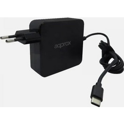 Approx USB-C Φορτιστής Laptop 90W 20V 4.5A με Ενσωματωμένο Καλώδιο Τροφοδοσίας A90C