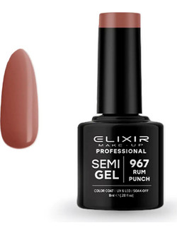 Elixir Semi Gel 967 Rum Punch Ημιμόνιμο Βερνίκι Νυχιών 8ml