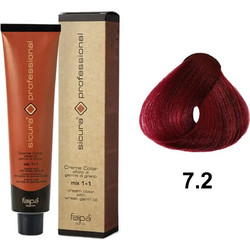 Faipa Sicura Professional 7.2 Ιώδες Ξανθό Μόνιμη Βαφή Μαλλιών 120ml