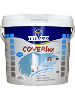 Tetralux Cover Τιτανίου Υδρόχρωμα Εσωτερικού Χώρου Λευκό 9lt