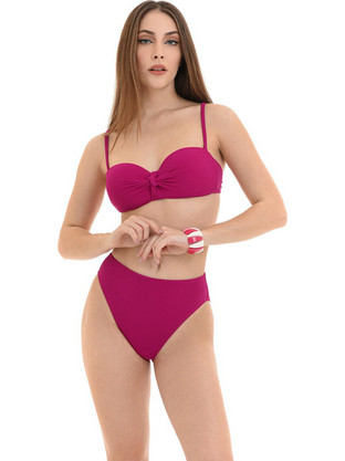 MiandMi Bikini Set Ψηλόμεσο Φούξια 23240