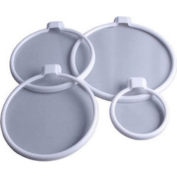 SET 4 καπάκια σιλικόνης 22276986 Διαφανή, Διαμέτρου O 12 cm O 19,5 cm O 19,5 cm O 24,5 cm 22276986