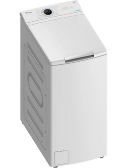 Midea MF100T80B/W-GR Πλυντήριο Ρούχων Άνω Φόρτωσης 8kg 1300 Στροφών