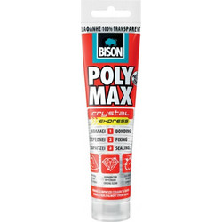 Bison Κόλλα γενικής χρήσης διάφανη Polymax Crystal express 115gr BS-6314306
