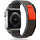 Tech-Protect Nylon Λουράκι Υφασμάτινο Black / Orange (Apple Watch 42 / 44 / 45mm)